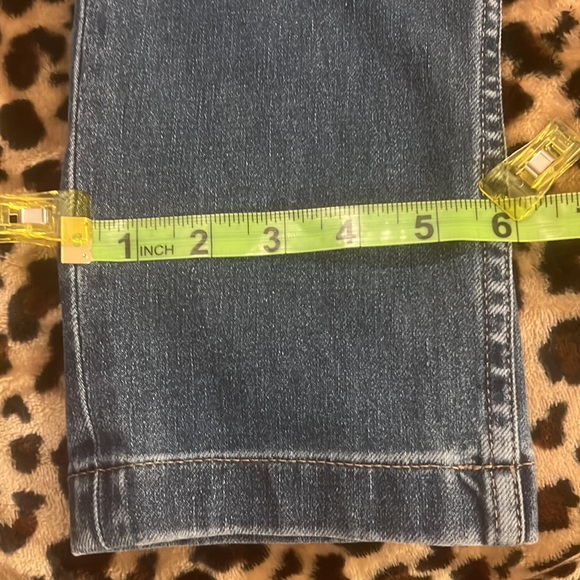 White House Black Market High Rise Silver Blue Jeans - Picture 10 of 14